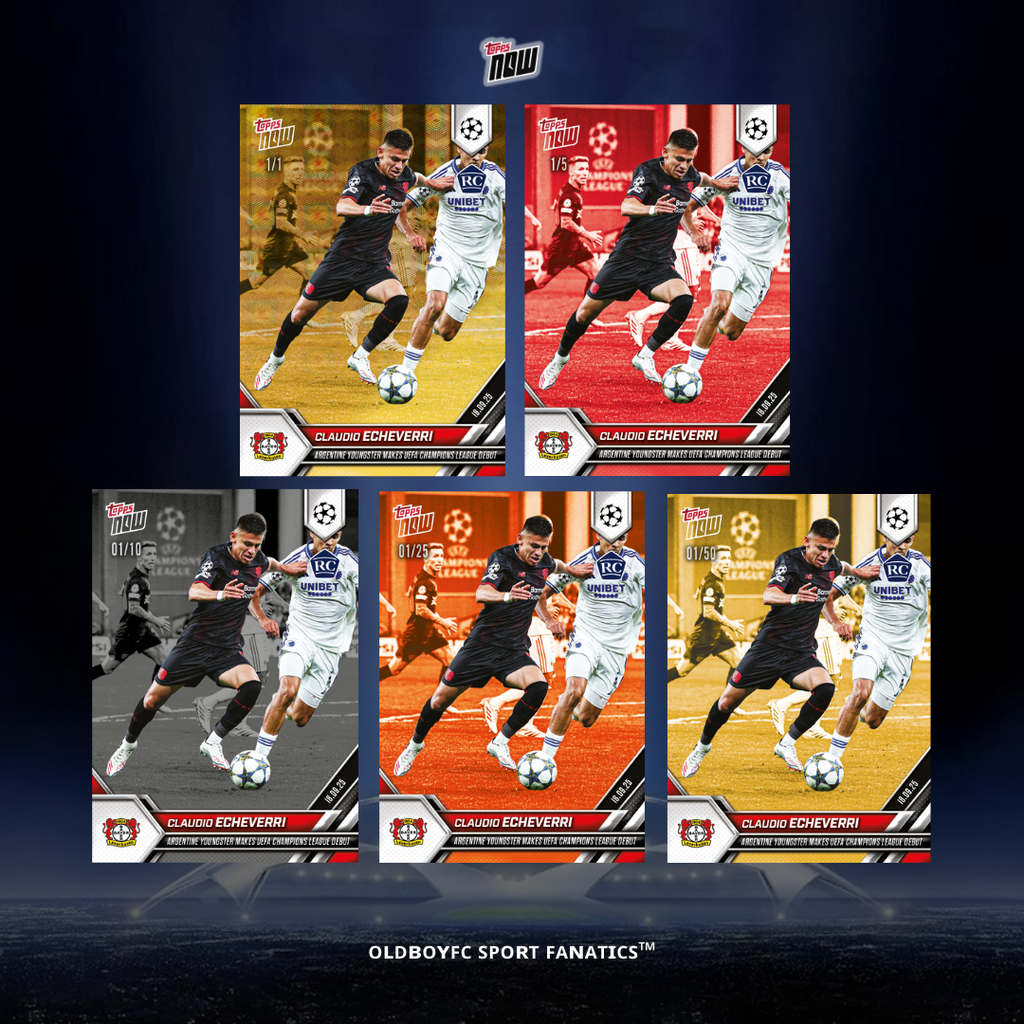 Topps Now Claudio Echeverri 25/26 歐冠 球星卡 帶編卡
