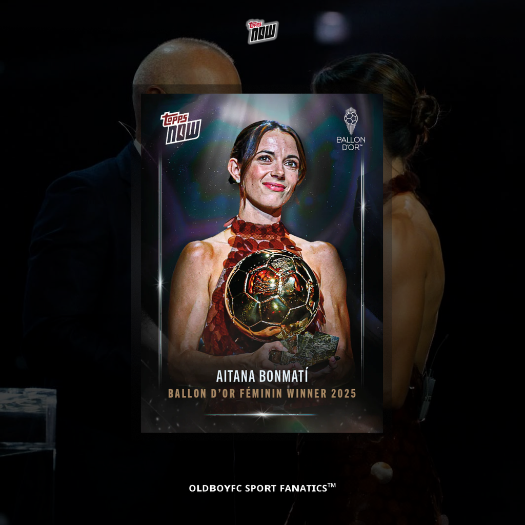Topps Now Aitana Bonmatí 2025 Ballon d'Or #2 卡 正面圖
