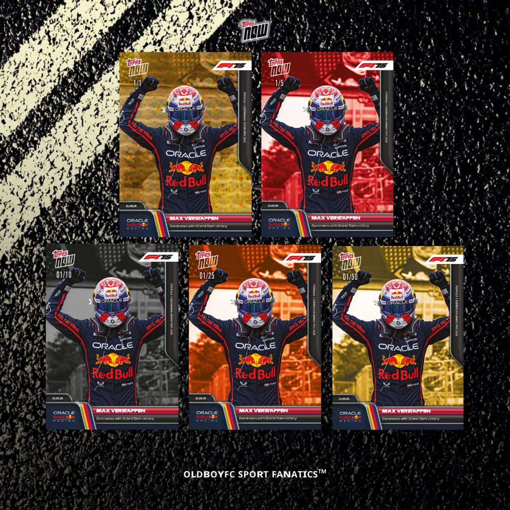 Topps Now Max Verstappen 2025 F1 亞塞拜然大獎賽 球星卡 帶編卡