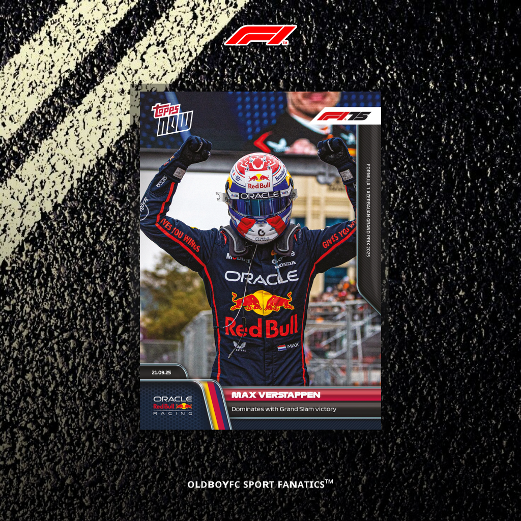 Topps Now Max Verstappen 2025 F1 亞塞拜然大獎賽 球星卡 正面圖