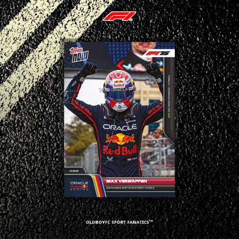 Topps Now Max Verstappen 2025 F1 亞塞拜然大獎賽 球星卡 正面圖