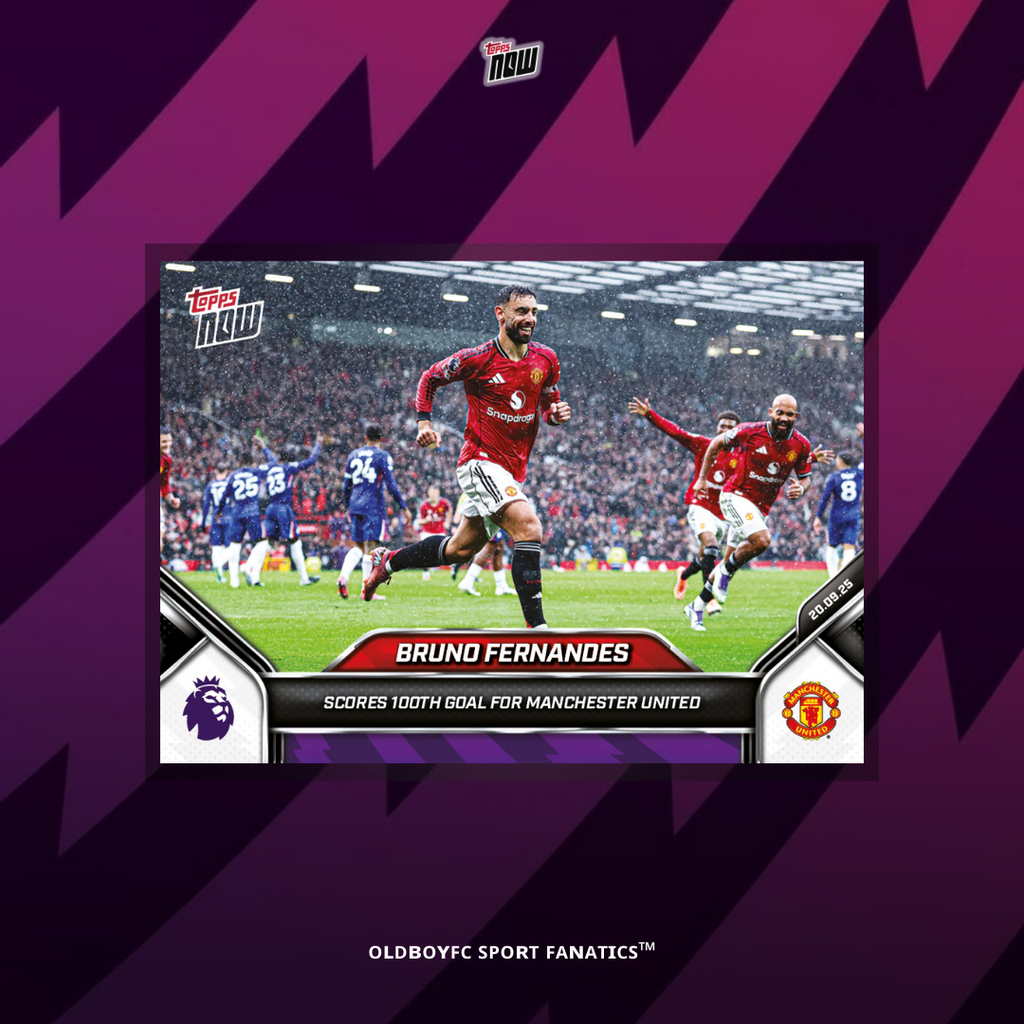 Topps Now Bruno Fernandes 25/26 英超 球星卡 正面圖