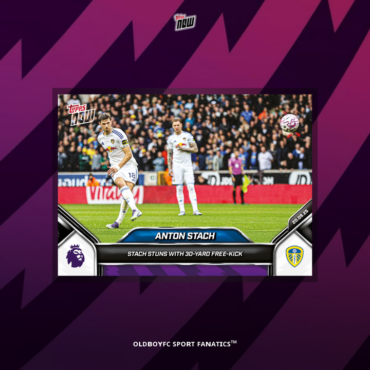 Topps Now Anton Stach 25/26 英超 球星卡 正面圖
