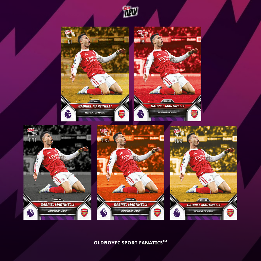 Topps Now Gabriel Martinelli 25/26 英超 球星卡 帶編卡