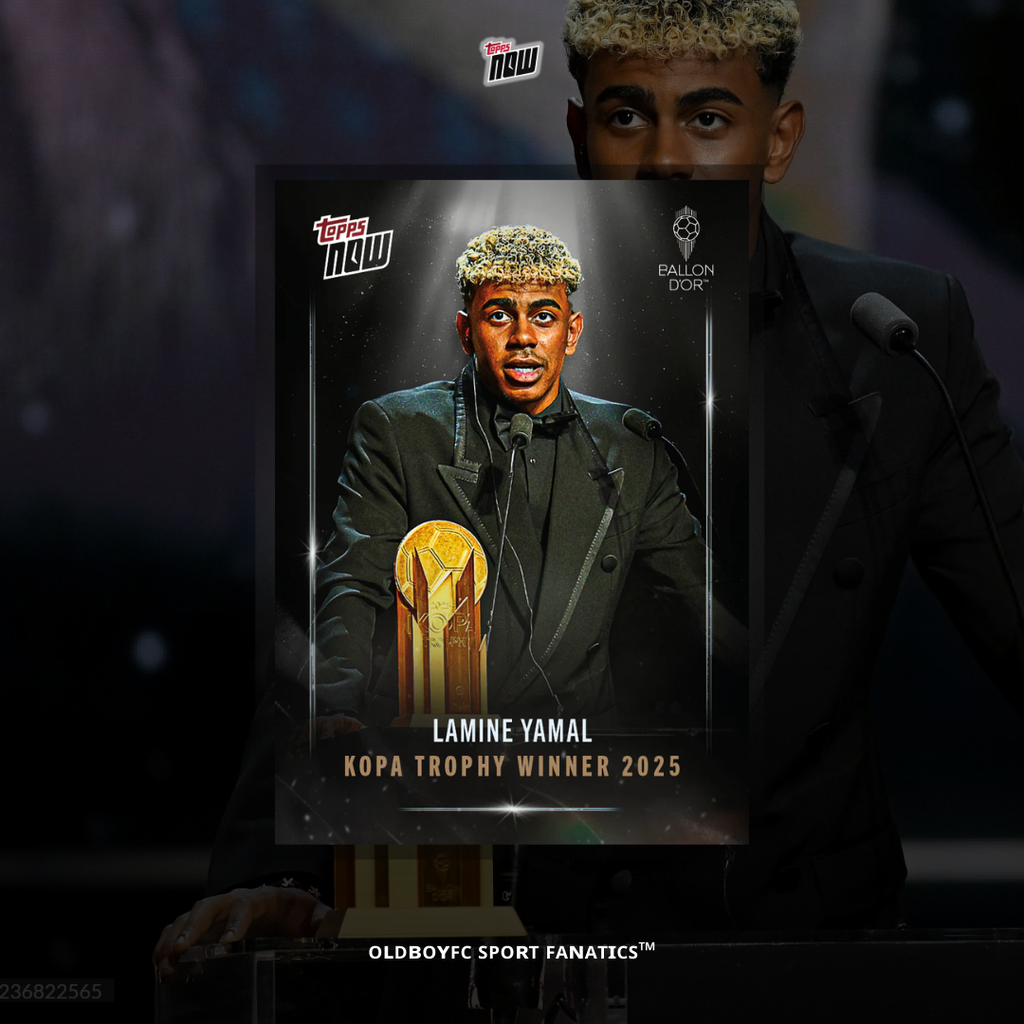 Topps Now Lamine Yamal 2025 Ballon d'Or 球星卡 正面圖
