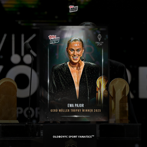 Topps Now Ewa Pajor 2025 Ballon d'Or 球星卡 正面圖