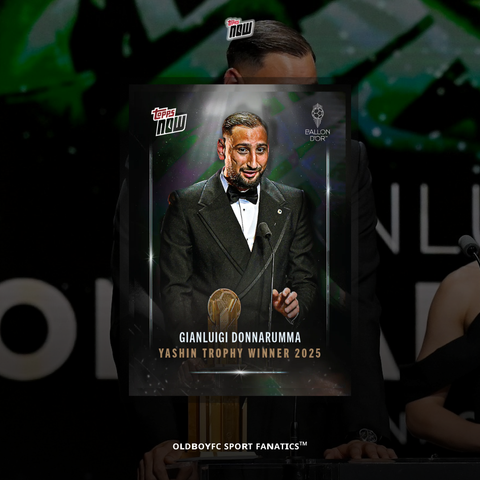 Topps Now Gianluigi Donnarumma 2025 Ballon d'Or 球星卡 正面圖