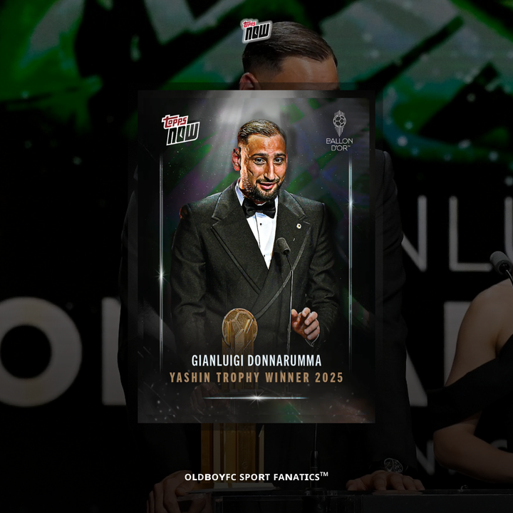 Topps Now Gianluigi Donnarumma 2025 Ballon d'Or 球星卡 正面圖