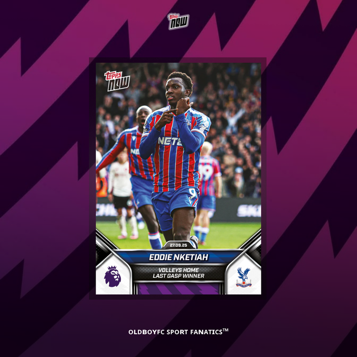 Topps Now Eddie Nketiah 25/26 英超 球星卡 正面圖