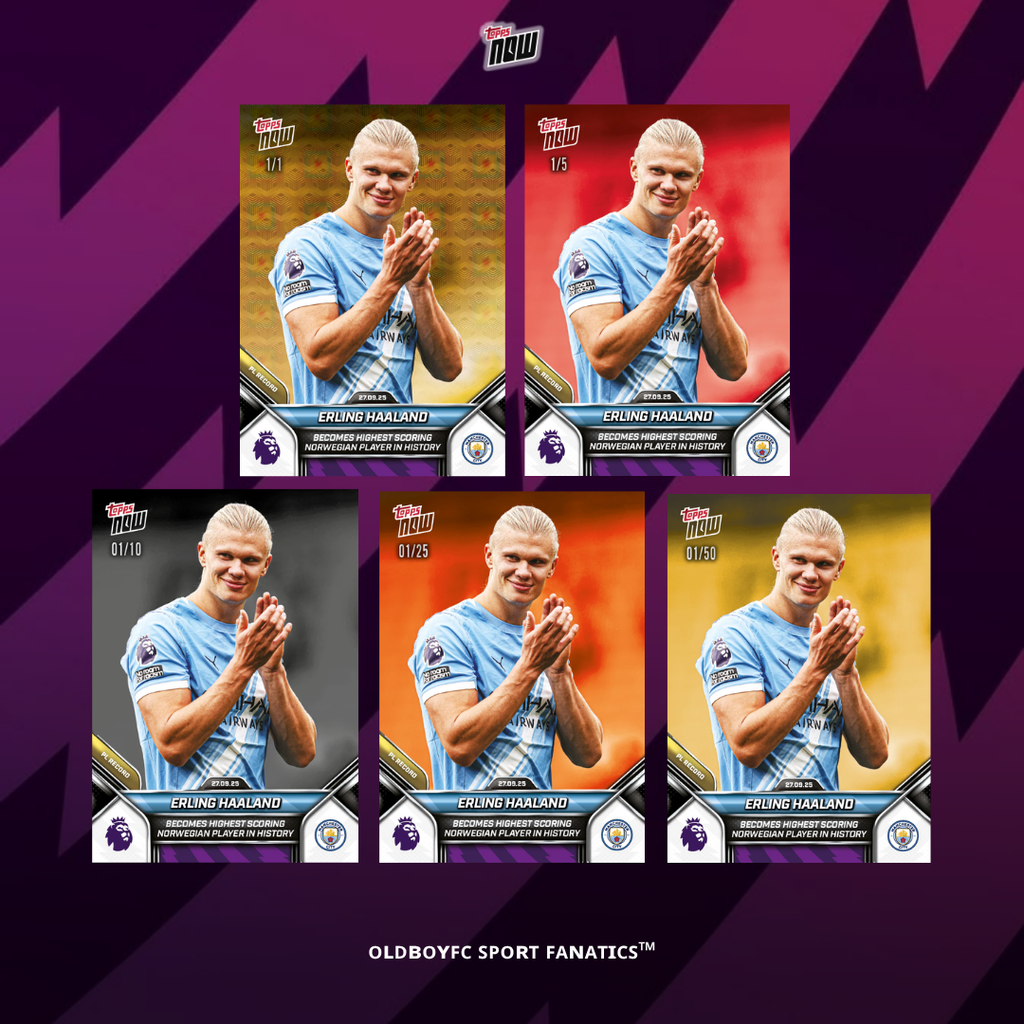 Topps Now Erling Haaland 25/26 英超 球星卡 帶編卡