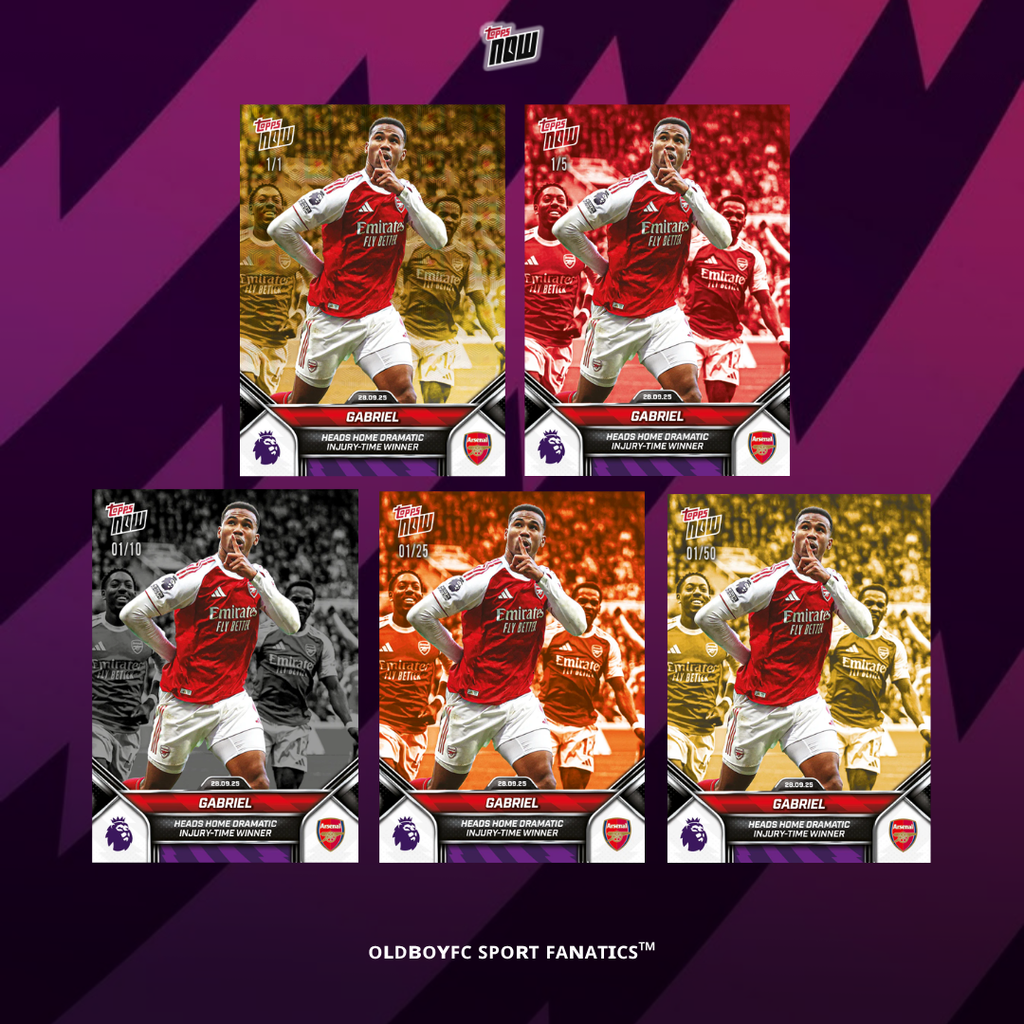 Topps Now Gabriel 25/26 英超 球星卡 帶編卡