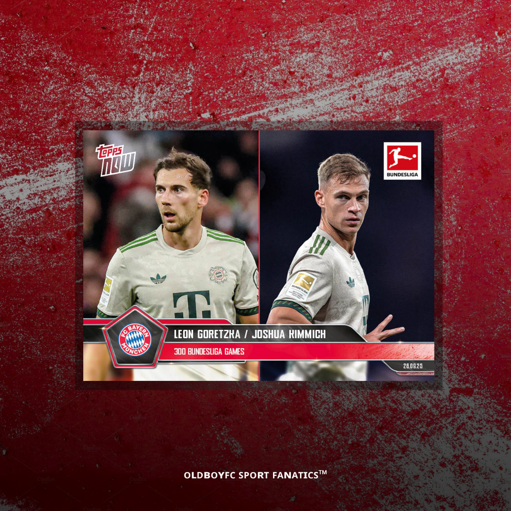 Topps Now Leon Goretzka / Joshua Kimmich 25/26 德甲 球星卡 正面圖