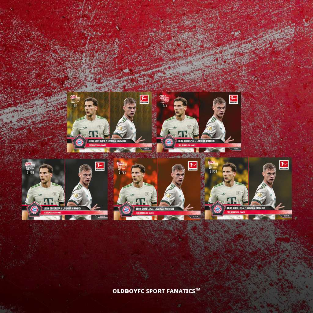 Topps Now Leon Goretzka / Joshua Kimmich 25/26 德甲 球星卡帶編卡卡