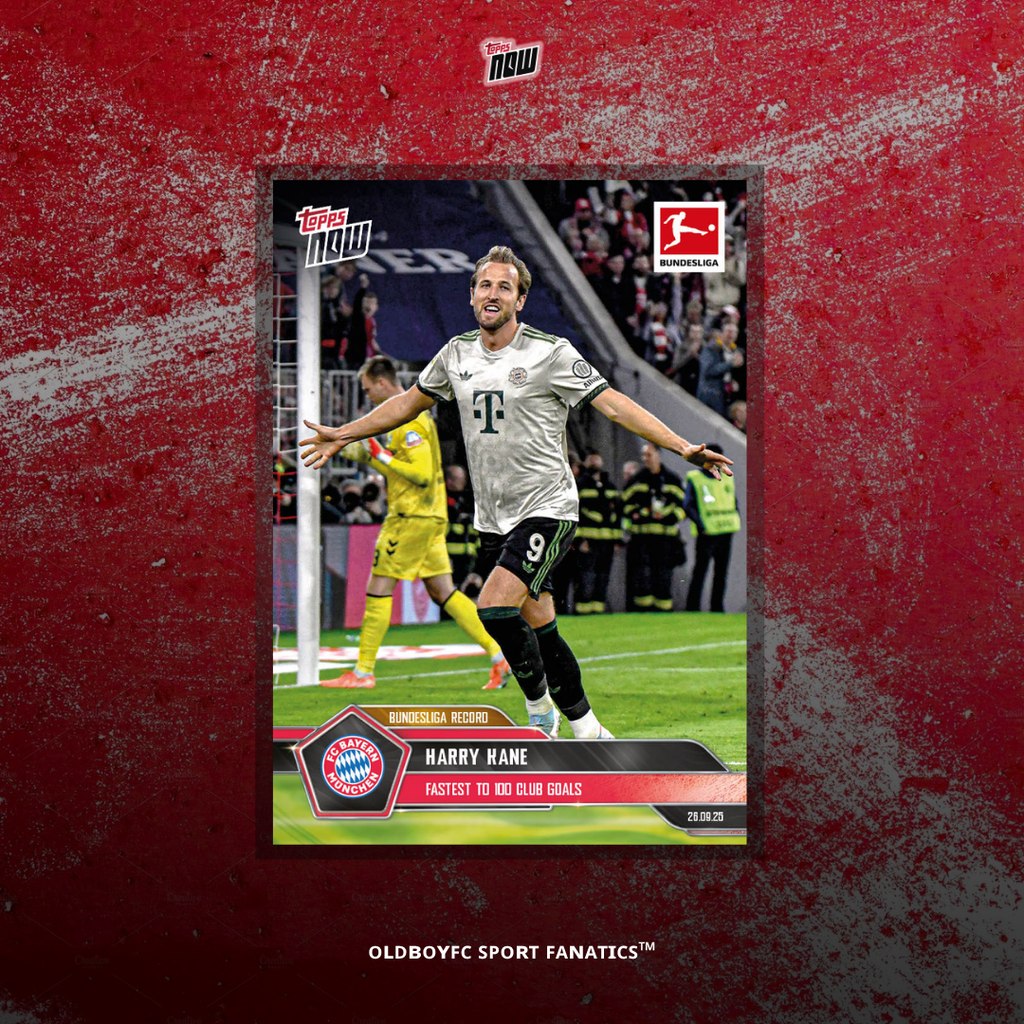 Topps Now Harry Kane 25/26 德甲 球星卡 正面圖