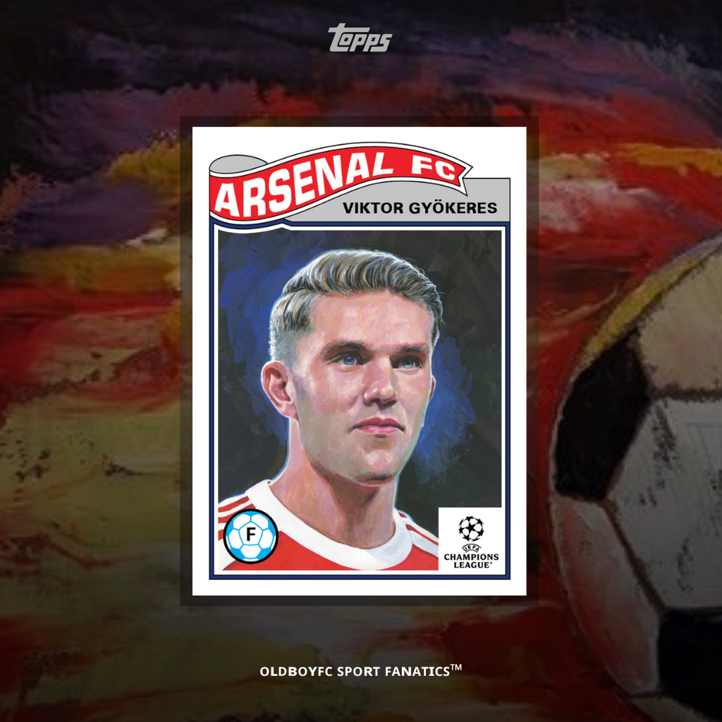 Topps Living Set Viktor Gyökeres 2025 UCC 球星卡 正面圖