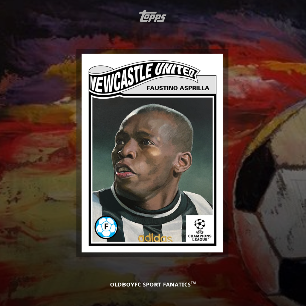 Topps Living Set Faustino Asprilla 2025 UCC 球星卡 正面圖
