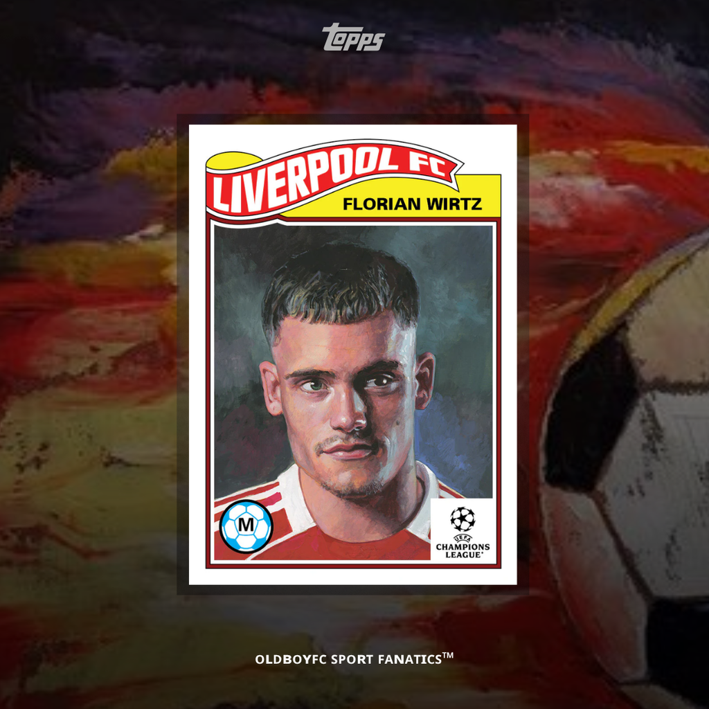 Topps Living Set Florian Wirtz 25/26 UCC 球星卡 正面圖