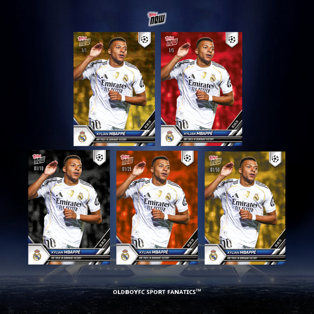Topps Now 姆巴佩 25/26 UCL 球星卡 帶編卡