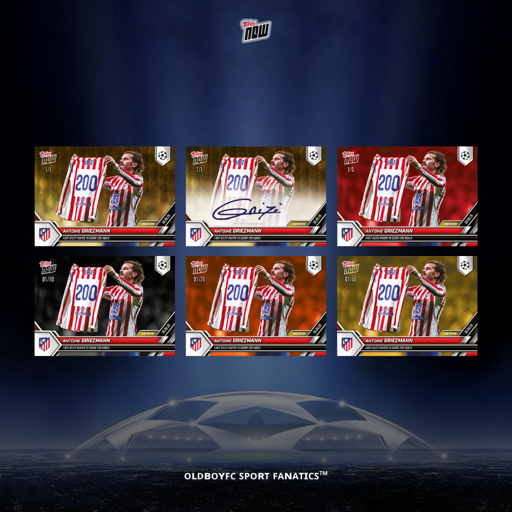 Topps Now 格里茲曼 25/26 UCL 球星卡 帶編卡