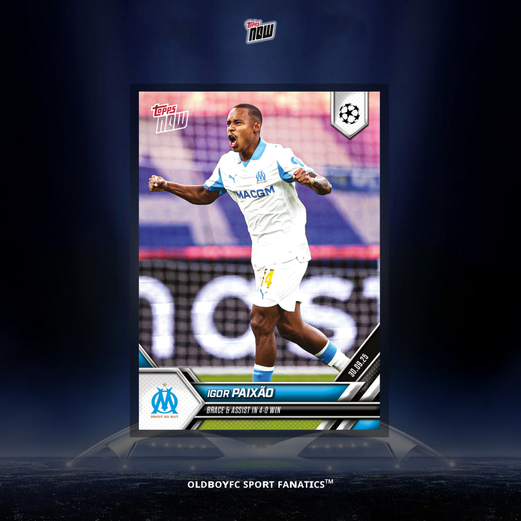 Topps Now 帕伊尚 25/26 UCL 球星卡 正面圖