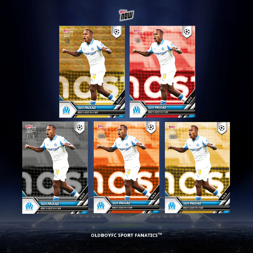 Topps Now 帕伊尚 25/26 UCL 球星卡 帶編卡