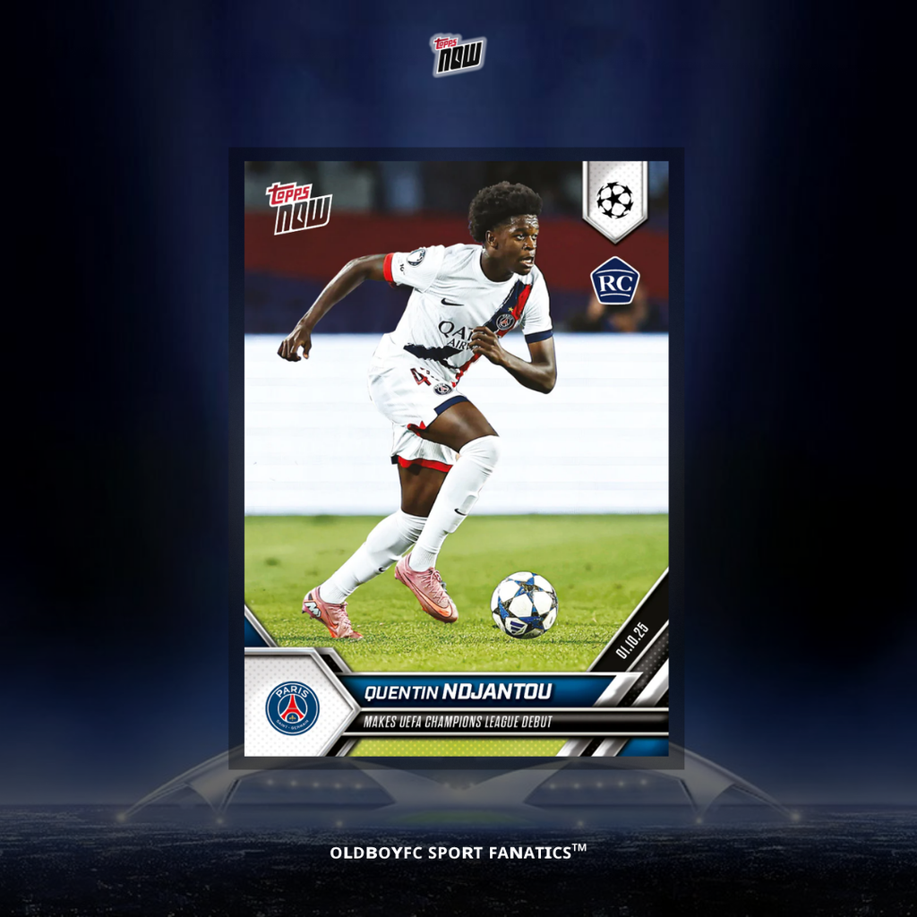 Topps Now 恩賈恩圖 25/26 UCL 球星卡 正面圖