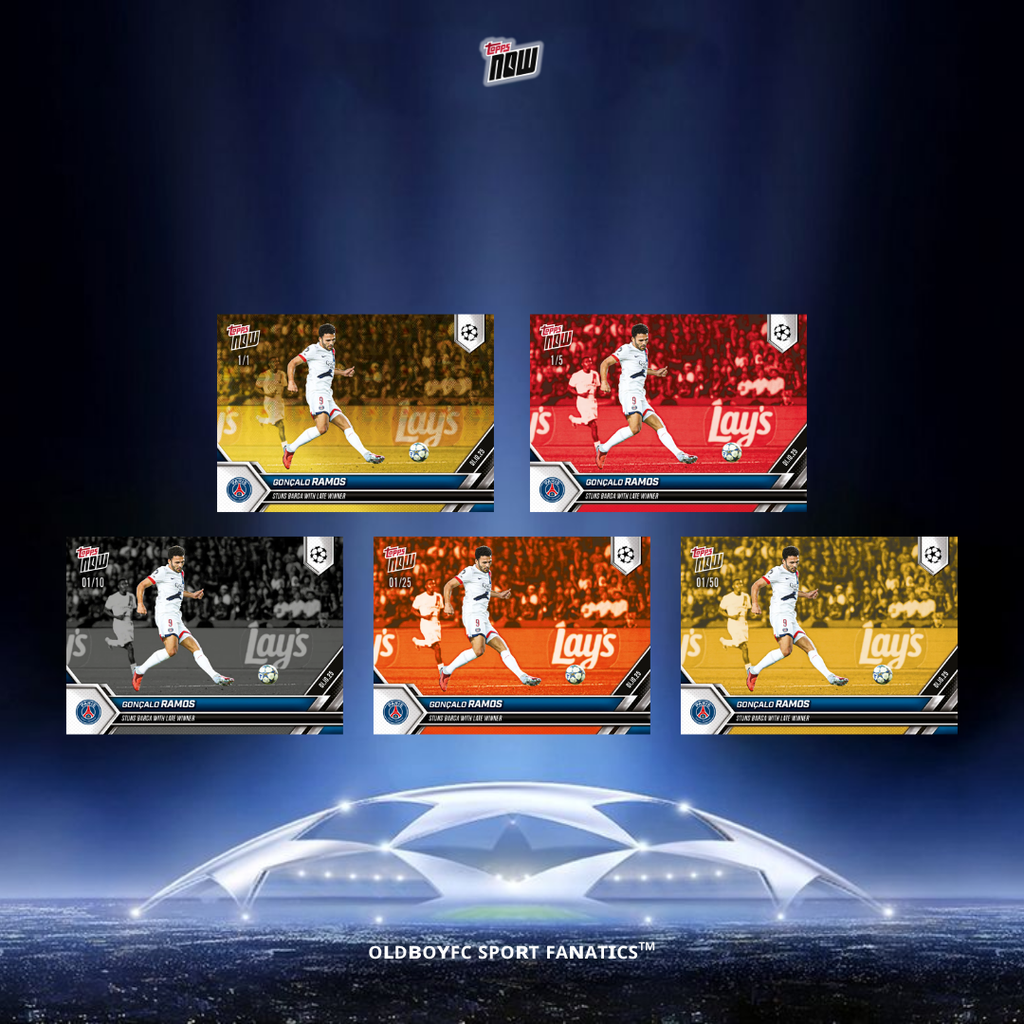 Topps Now 拉莫斯 25/26 UCL 球星卡 帶編卡