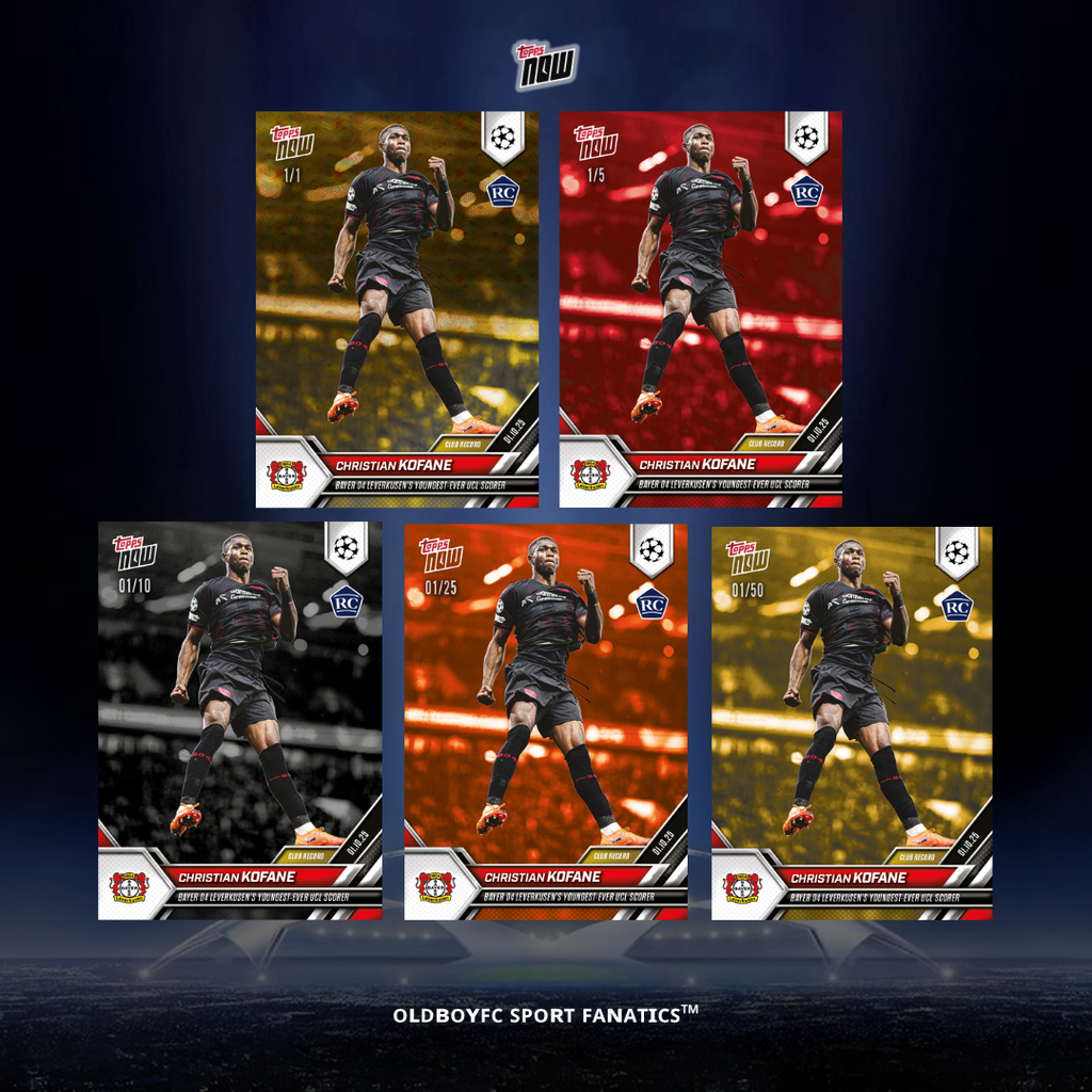 Topps Now 柯法內 25/26 UCL 球星卡 帶編卡