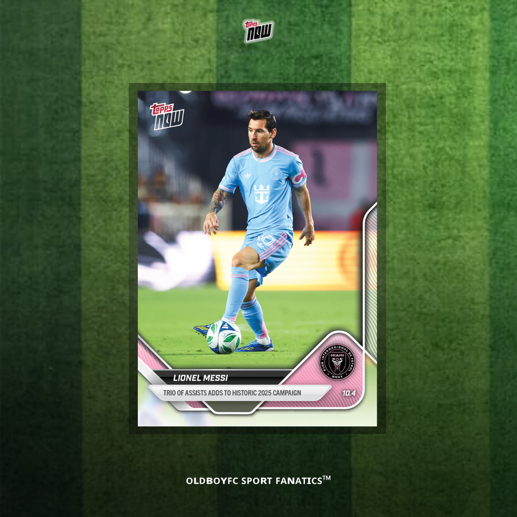 Topps Now 梅西 2025 MLS 球星卡 正面圖