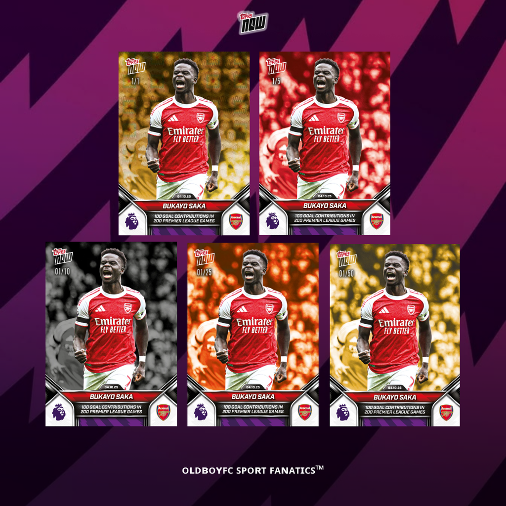 Topps Now Bukayo Saka 25/26 英超 球星卡 帶編卡