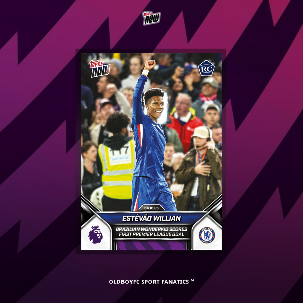 Topps Now Estêvão Willian 25/26 英超 球星卡 正面圖