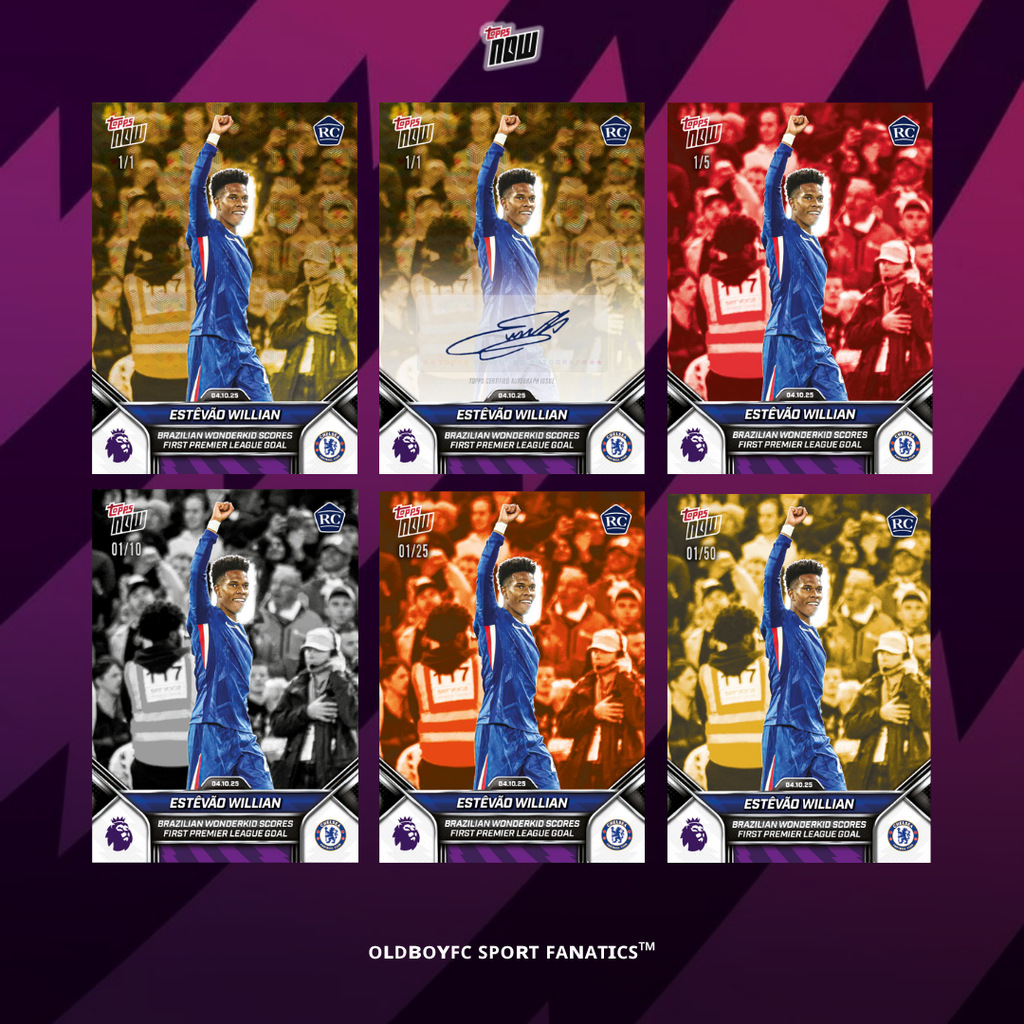 Topps Now Estêvão Willian 25/26 英超 球星卡帶編卡卡