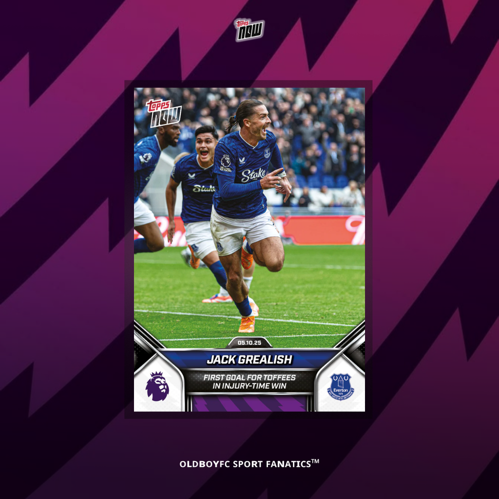 Topps Now Jack Grealish 25/26 英超 球星卡 正面圖