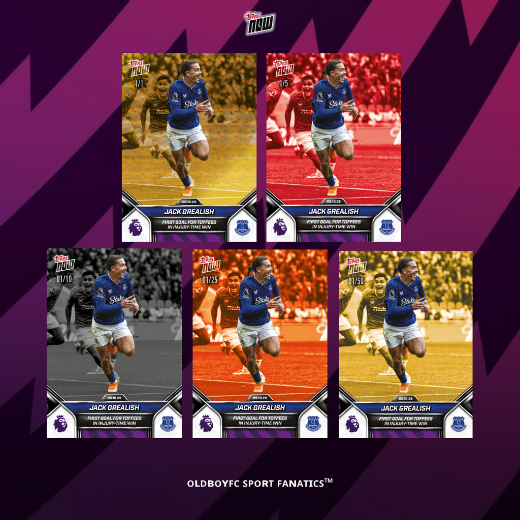 Topps Now Jack Grealish 25/26 英超 球星卡 帶編卡