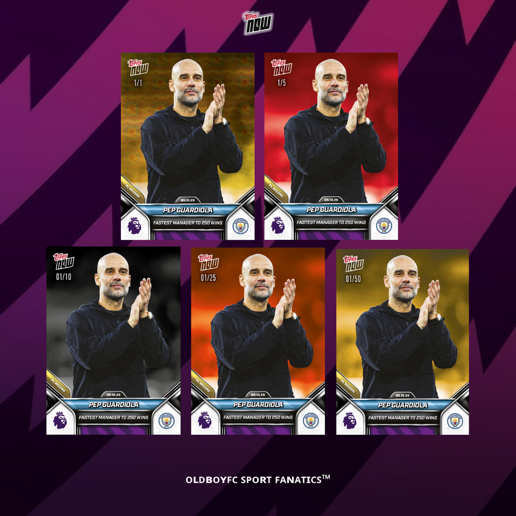 Topps Now Pep Guardiola 25/26 英超 球星卡 帶邊卡