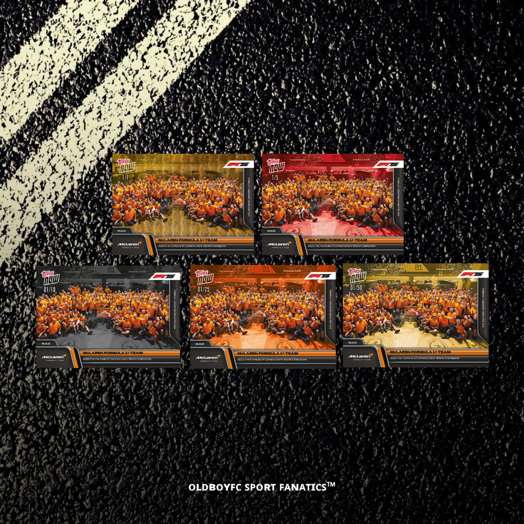 Topps Now McLaren F1 Team 2025 新加坡大獎賽 球星卡 帶編卡