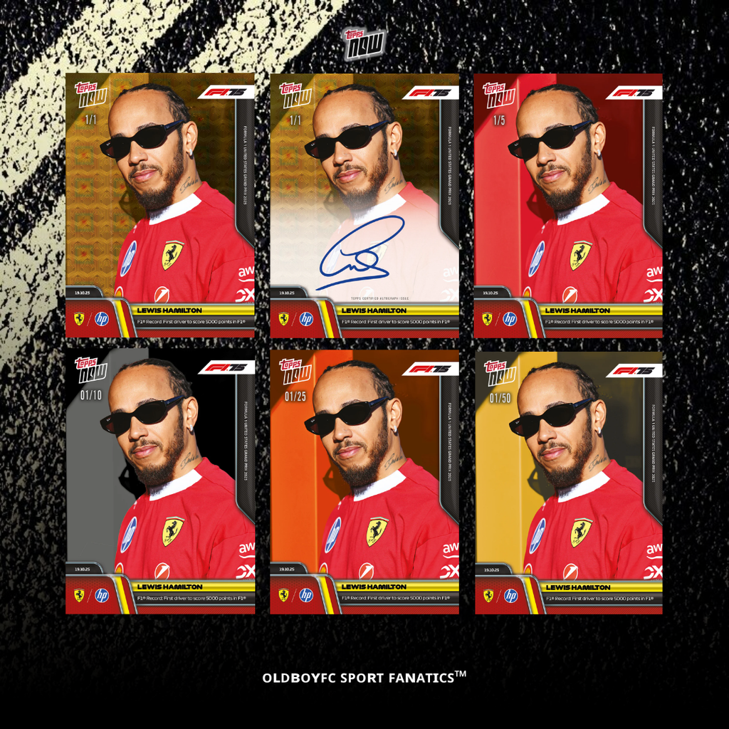 Topps Now Lewis Hamilton 2025 美國大獎賽 球星卡 帶編卡