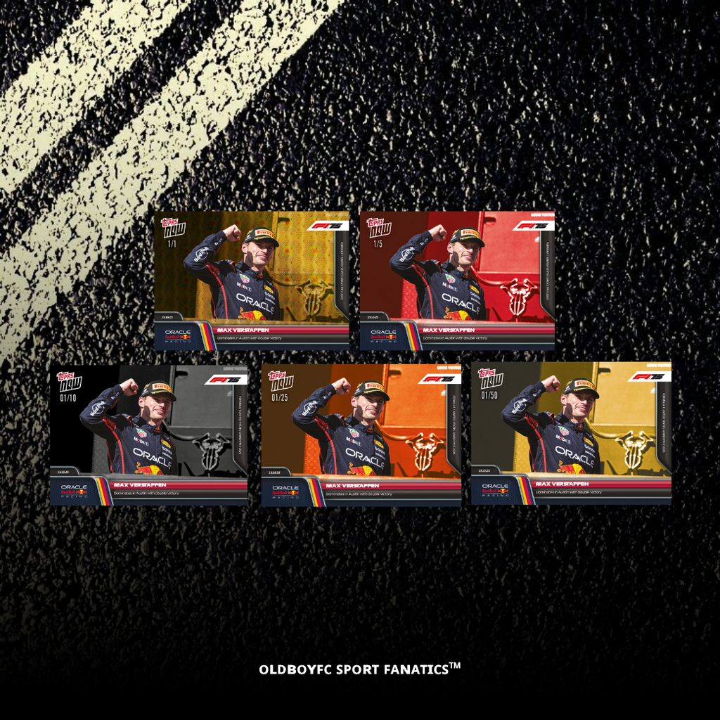 Topps Now Max Verstappen 2025 美國大獎賽 球星卡 帶編卡