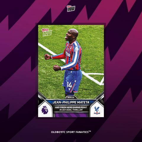 Topps Now Jean-Philippe Mateta 25/26 英超 球星卡 正面圖