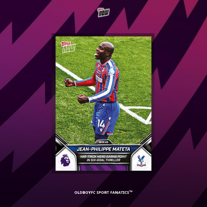 Topps Now Jean-Philippe Mateta 25/26 英超 球星卡 正面圖