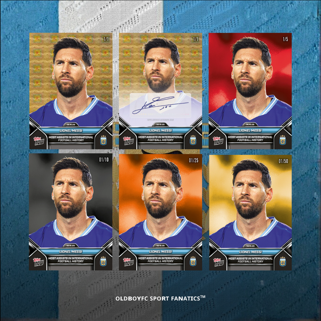 Topps Now Lionel Messi 24/25 阿根廷 球星卡 帶編卡