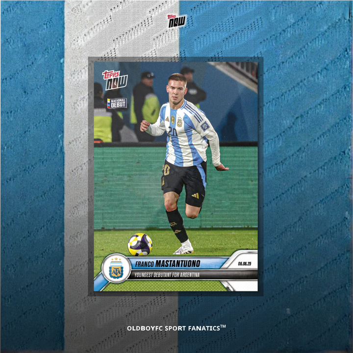 【Topps Now】Mastantuono 2024/25 阿根廷國家隊 #1
