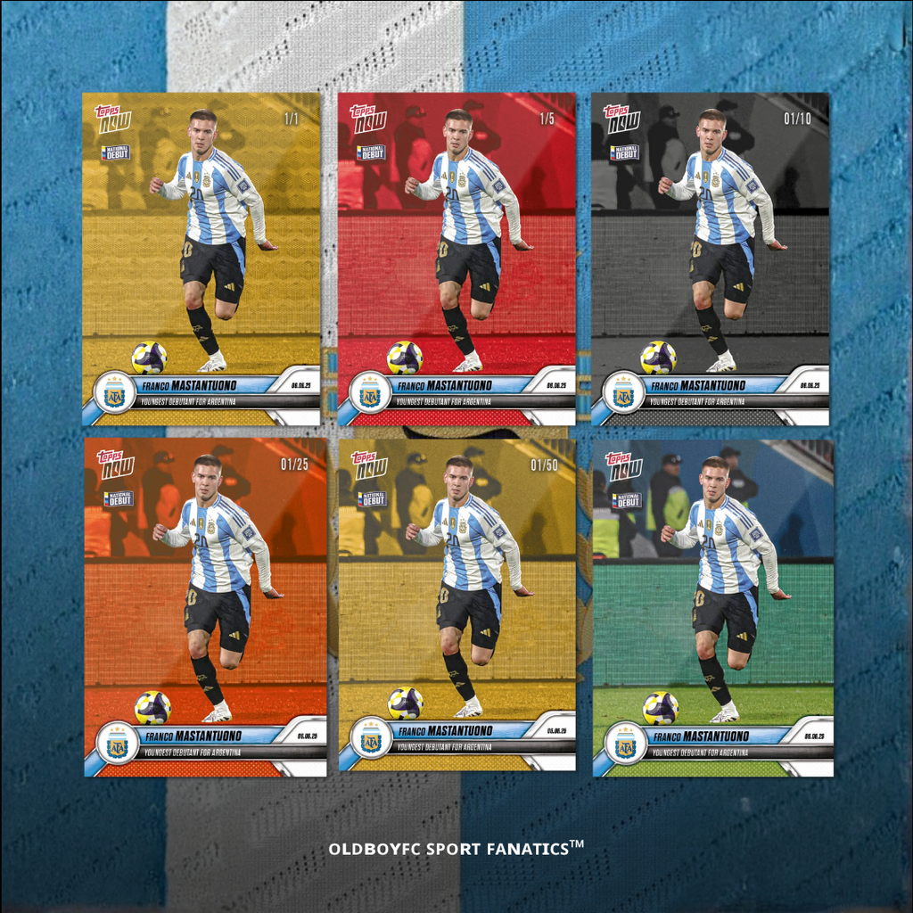 【Topps Now】Mastantuono 2024/25 阿根廷國家隊 #1