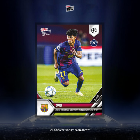 Topps Now Dro 25/26 UCL 球星卡 正面圖