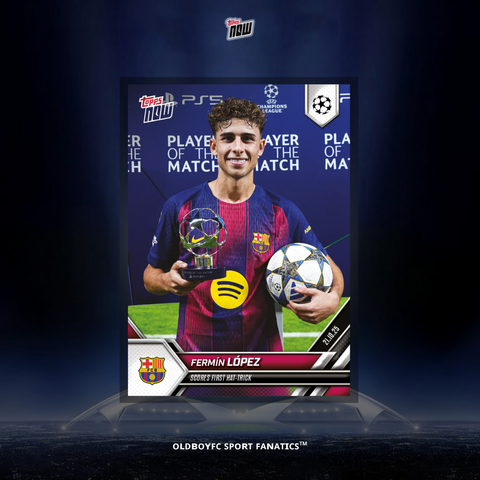 Topps Now Fermín López 25/26 UCL 球星卡 正面圖