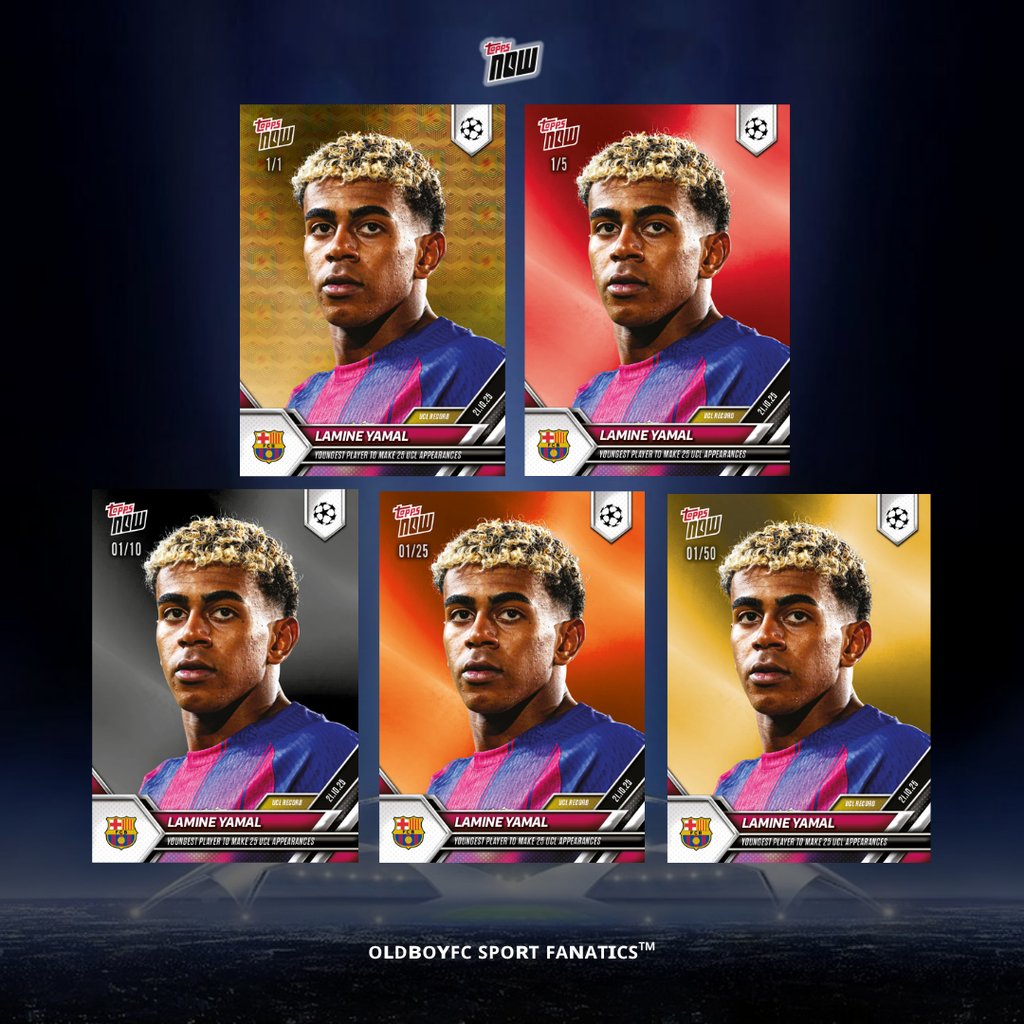 Topps Now Lamine Yamal 25/26 UCL 球星卡 帶編卡