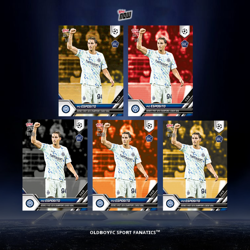 Topps Now Pio Esposito 25/26 UCL 球星卡 帶編卡