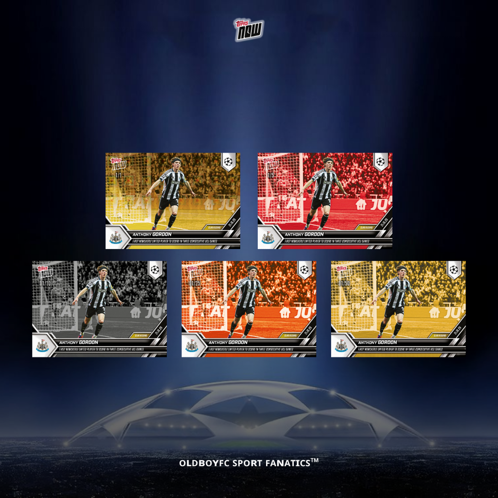 Topps Now Anthony Gordon 25/26 UCL 球星卡 帶編卡