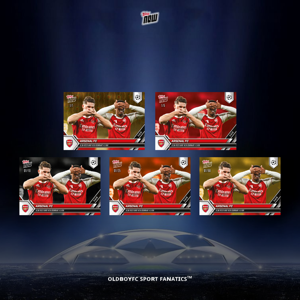 Topps Now Arsenal FC 25/26 UCL 球星卡 帶編卡