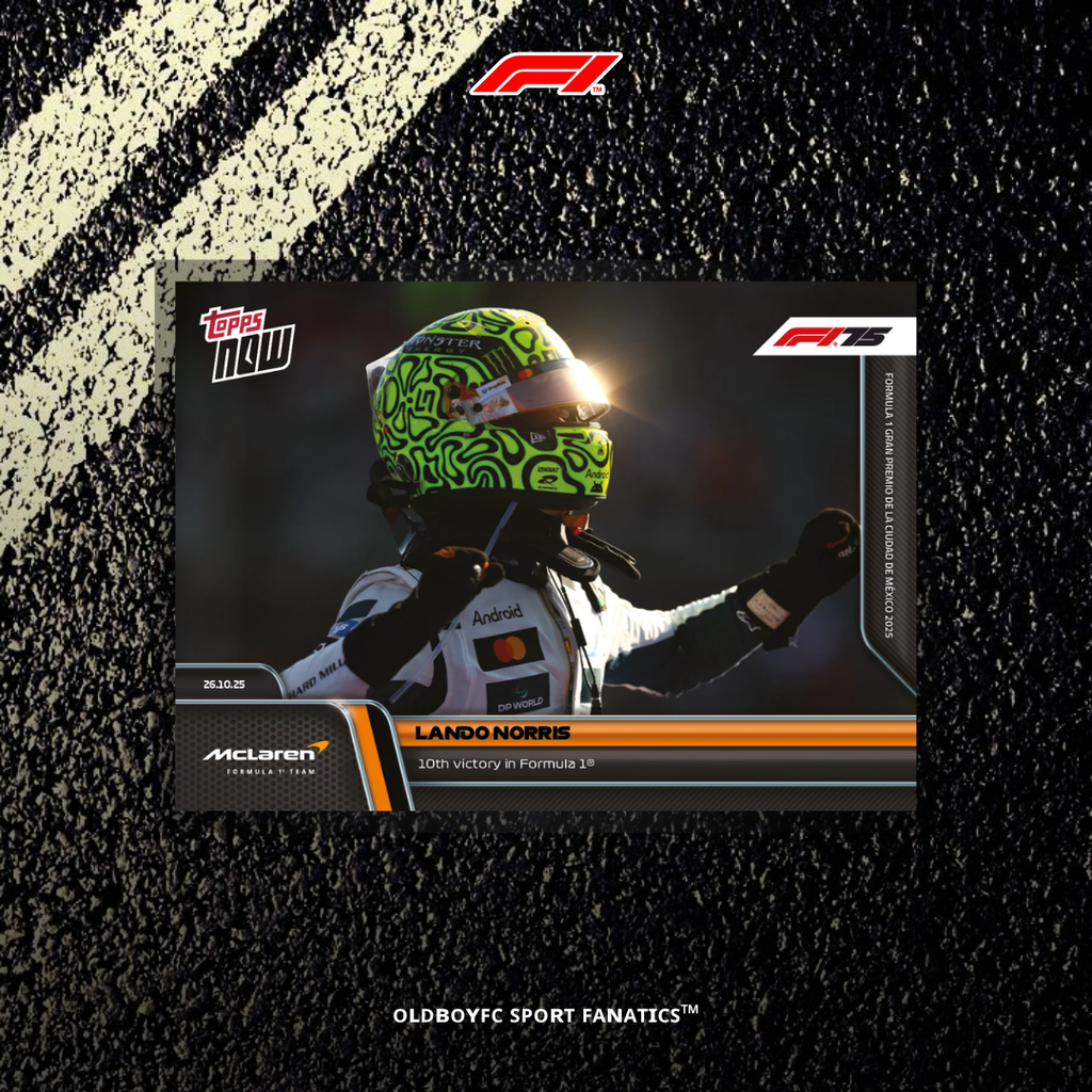 Topps Now Lando Norris 2025 F1 墨西哥大獎賽 球星卡